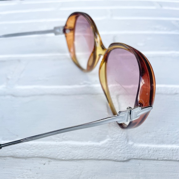 VIENNALINE | Vintage Ambre Oval Eye Glasses Made In Austria - Picture 4 of 10